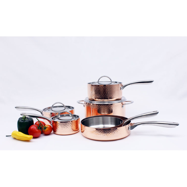 BergHOFF International 10 Piece Copper Cookware Set & Reviews Wayfair